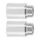 2PCS Shower Arm Extension Stainless Steel Chrome Plating Shower Head Extension Pipe for Bathroom 3cm/1.2in