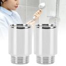 2PCS Shower Arm Extension Stainless Steel Chrome Plating Shower Head Extension Pipe for Bathroom 3cm/1.2in