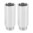 2PCS Shower Arm Extension Stainless Steel Chrome Plating Shower Head Extension Pipe for Bathroom 5.1cm/2in