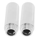 2PCS Shower Arm Extension Stainless Steel Chrome Plating Shower Head Extension Pipe for Bathroom 6.1cm/2.4in