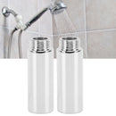 2PCS Shower Arm Extension Stainless Steel Chrome Plating Shower Head Extension Pipe for Bathroom 6.1cm/2.4in