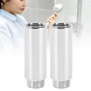 2PCS Shower Arm Extension Stainless Steel Chrome Plating Shower Head Extension Pipe for Bathroom 6.1cm/2.4in