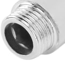 2PCS Shower Arm Extension Stainless Steel Chrome Plating Shower Head Extension Pipe for Bathroom 6.1cm/2.4in