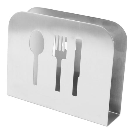 Napkin Holder Napkin Dispenser Stainless Steel Minimalist Compact Easy Maintenance Napkin Rack for Hotel Restaurant