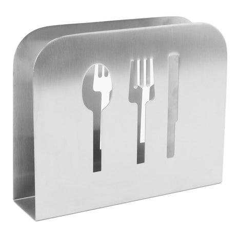 Napkin Holder Napkin Dispenser Stainless Steel Minimalist Compact Easy Maintenance Napkin Rack for Hotel Restaurant