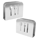 Napkin Holder Napkin Dispenser Stainless Steel Minimalist Compact Easy Maintenance Napkin Rack for Hotel Restaurant
