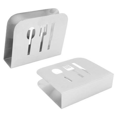 Napkin Holder Napkin Dispenser Stainless Steel Minimalist Compact Easy Maintenance Napkin Rack for Hotel Restaurant