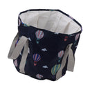 Collapsible Foot Bath Basin PVC Insulated Portable Foot Soaking Bath Tub Water Bucket with Handle for Outdoor Camping Travel Navy Blue Balloon