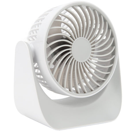 USB Desk Fan 3 Speed Modes Stable Base Rotatable Head USB Charge Small Desk Fan for Family Office School