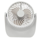 USB Desk Fan 3 Speed Modes Stable Base Rotatable Head USB Charge Small Desk Fan for Family Office School