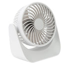 USB Desk Fan 3 Speed Modes Stable Base Rotatable Head USB Charge Small Desk Fan for Family Office School