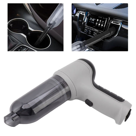 Cordless Handheld Vacuum Cleaner Strong Suction Portable Handheld Vacuum for Home Car Office Gray