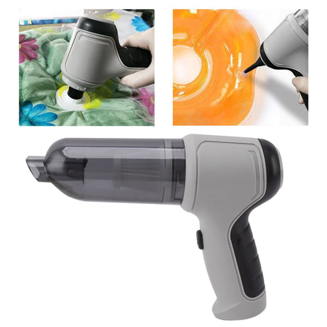 Cordless Handheld Vacuum Cleaner Strong Suction Portable Handheld Vacuum for Home Car Office Gray