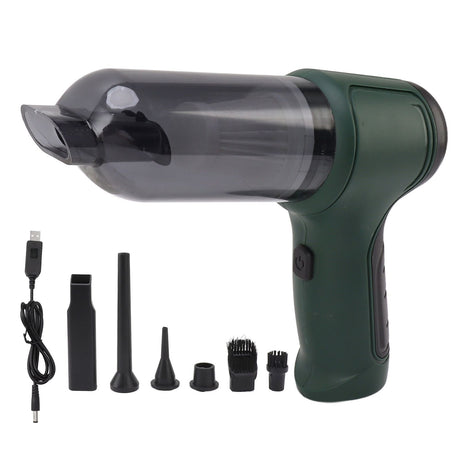 Cordless Handheld Vacuum Cleaner Strong Suction Portable Handheld Vacuum for Home Car Office Green