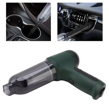 Cordless Handheld Vacuum Cleaner Strong Suction Portable Handheld Vacuum for Home Car Office Green