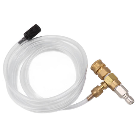 Adjustable Chemical Injector Kit Power Washer Chemical Injector Kit Soap Injector with Siphon Hose Soap Nozzle 3/8 Inch Connectors