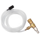 Adjustable Chemical Injector Kit Power Washer Chemical Injector Kit Soap Injector with Siphon Hose Soap Nozzle 3/8 Inch Connectors