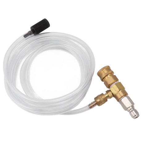 Adjustable Chemical Injector Kit Power Washer Chemical Injector Kit Soap Injector with Siphon Hose Soap Nozzle 3/8 Inch Connectors