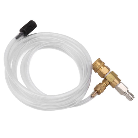 Adjustable Chemical Injector Kit Power Washer Chemical Injector Kit Soap Injector with Siphon Hose Soap Nozzle 3/8 Inch Connectors
