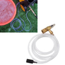 Adjustable Chemical Injector Kit Power Washer Chemical Injector Kit Soap Injector with Siphon Hose Soap Nozzle 3/8 Inch Connectors