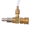 Adjustable Chemical Injector Kit Power Washer Chemical Injector Kit Soap Injector with Siphon Hose Soap Nozzle 3/8 Inch Connectors