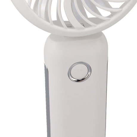 Portable Handheld Misting Fan Personal Mist Fan Spray Water Mist Fan Foldable Mini Cooling Fans 4000mAh Battery 3 Speed White