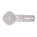 Portable Handheld Misting Fan USB Rechargeable Water Spray Mist Fan with 4 Gear Speed White