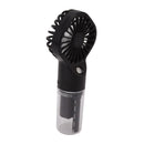 Portable Handheld Misting Fan USB Rechargeable Water Spray Mist Fan with 4 Gear Speed Black