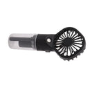 Portable Handheld Misting Fan USB Rechargeable Water Spray Mist Fan with 4 Gear Speed Black
