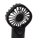Portable Handheld Misting Fan USB Rechargeable Water Spray Mist Fan with 4 Gear Speed Black