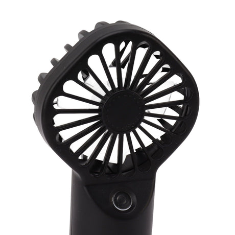 Portable Handheld Misting Fan USB Rechargeable Water Spray Mist Fan with 4 Gear Speed Black