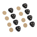 8PCS Mini Caster Wheels Self Adhesive 360 Degrees Swivel Easy Installation Stainless Steel Sticky Pulley for Appliance