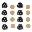 8PCS Mini Caster Wheels Self Adhesive 360 Degrees Swivel Easy Installation Stainless Steel Sticky Pulley for Appliance