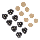 8PCS Mini Caster Wheels Self Adhesive 360 Degrees Swivel Easy Installation Stainless Steel Sticky Pulley for Appliance