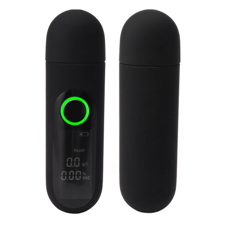 Digital Alcohol Tester High Accuracy LCD HD Display USB Rechargeable Portable Breath Tester for Home Use Black