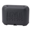 Flame Aroma Diffuser Quiet Auto Off Protection USB Essential Oil Diffuser Humidifier with Colorful Light 130ml Grayish Black