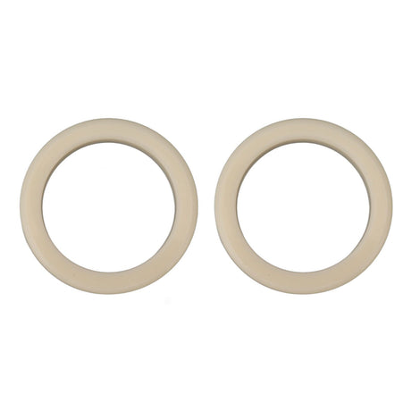 2Pcs 54mm Silicone Steam Ring Silicone Gasket for Breville 8 Series 870 878 880 860 840 Grouphead Gasket Replacement Part Beige