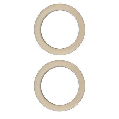 2Pcs 54mm Silicone Steam Ring Silicone Gasket for Breville 8 Series 870 878 880 860 840 Grouphead Gasket Replacement Part Beige