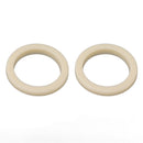 2Pcs 54mm Silicone Steam Ring Silicone Gasket for Breville 8 Series 870 878 880 860 840 Grouphead Gasket Replacement Part Beige