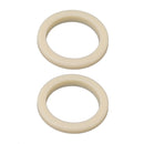 2Pcs 54mm Silicone Steam Ring Silicone Gasket for Breville 8 Series 870 878 880 860 840 Grouphead Gasket Replacement Part Beige