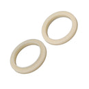 2Pcs 54mm Silicone Steam Ring Silicone Gasket for Breville 8 Series 870 878 880 860 840 Grouphead Gasket Replacement Part Beige