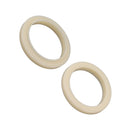 2Pcs 54mm Silicone Steam Ring Silicone Gasket for Breville 8 Series 870 878 880 860 840 Grouphead Gasket Replacement Part Beige