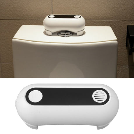 White Automatic Toilet Flusher Hands Free Non Touch Touchless 0.25S Induction Toilet Flush Tool 2000mAh
