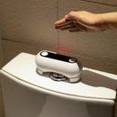 White Automatic Toilet Flusher Hands Free Non Touch Touchless 0.25S Induction Toilet Flush Tool 2000mAh