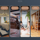 Intelligent Air Purifier Home Bedroom Pet Bathroom Air Purifier WiFi APP Remote Anion Purification