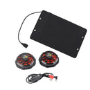 10W Solar Fan Outdoor Solar Powered Fan IPX7 Waterproof Shed Chicken Coop Greenhouse Import Export Exhaust Fan