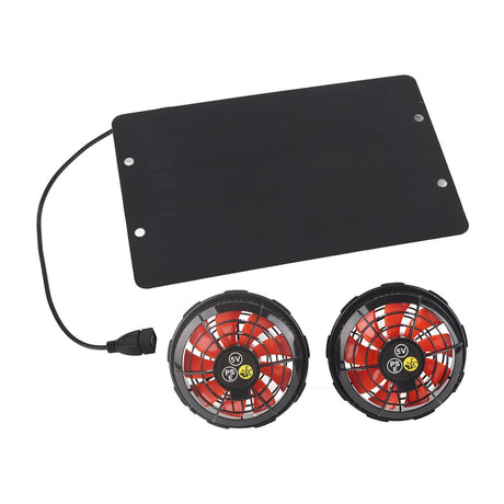 10W Solar Fan Outdoor Solar Powered Fan IPX7 Waterproof Shed Chicken Coop Greenhouse Import Export Exhaust Fan