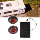 10W Solar Fan Outdoor Solar Powered Fan IPX7 Waterproof Shed Chicken Coop Greenhouse Import Export Exhaust Fan