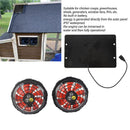 10W Solar Fan Outdoor Solar Powered Fan IPX7 Waterproof Shed Chicken Coop Greenhouse Import Export Exhaust Fan