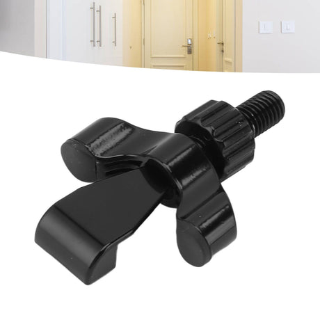 Stainless Steel Adjustable Portable Door Security Lock Travel Door Entry Safety Lock for Home Hotel Apartment College Dorm Black
